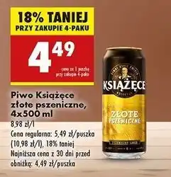 Biedronka Piwo Książęce Złote Pszeniczne oferta