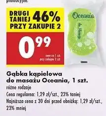 Biedronka Gąbka do masażu anticellulit Oceania oferta