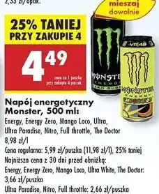 Biedronka Napój energetyczny Monster Energy The Doctor Vr 46 oferta