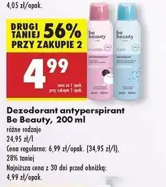 Biedronka Dezodorant fresh Be Beauty Care oferta