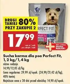 Biedronka Karma dla psa adult 1+ Perfect Fit oferta