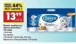Biedronka Papier toaletowy komfort Queen oferta