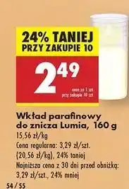 Biedronka Wkład parafinowy 160 g Lumia oferta
