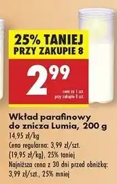 Biedronka Wkład parafinowy 200 g Lumia oferta