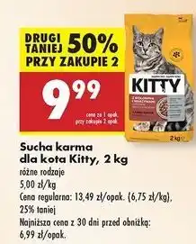 Biedronka Karma dla kota z wołowiną i warzywami Kitty oferta