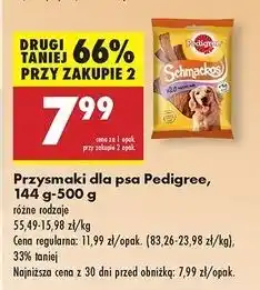 Biedronka Przysmak dla psa multi Pedigree Schmackos oferta