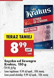 Biedronka Szynka od szwagra Krakus Animex oferta