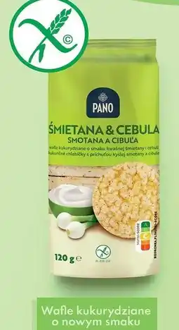 Biedronka Wafle kukurydziane śmietana i cebula Pano oferta