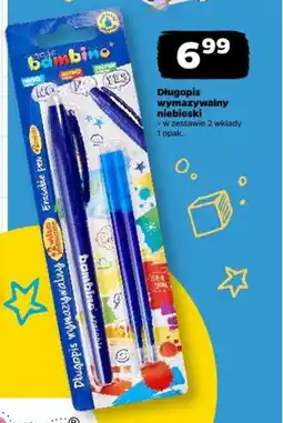 Netto Długopis wymazywalny niebieski Bambino oferta