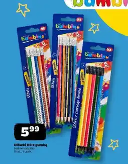 Netto Ołówki HB z gumką Bambino oferta