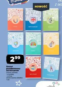 Netto Zeszyt przedmiotowy A5 60 kartek beniamin oferta