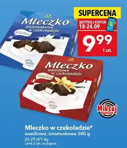 Lewiatan Mleczko w czekoladzie waniliowe i śmietankowe Mieszko oferta