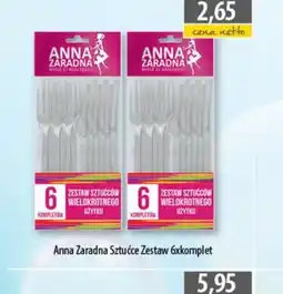 DUO-TES Anna Zaradna Sztućce Zestaw 6-komplet oferta