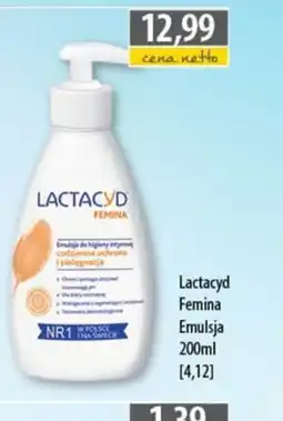 DUO-TES Lactacyd Femina Emulsja oferta