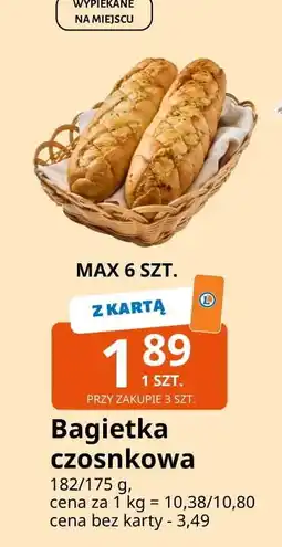 E.Leclerc Bagietka czosnkowa oferta