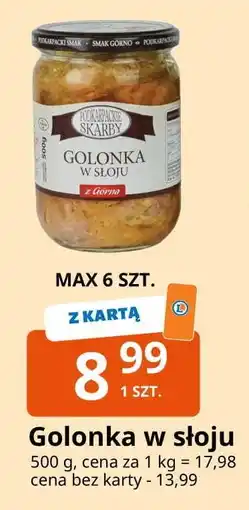 E.Leclerc Golonka w słoju Podkarpackie Specjały oferta