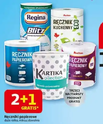 Auchan Ręczniki papierowe oferta