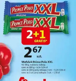Auchan Wafelek Prince Polo XXL oferta