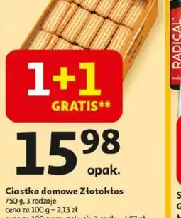Auchan Ciastka domowe Złotokłos oferta