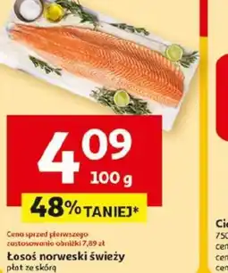 Auchan Losoś norweski świeży oferta