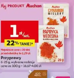 Auchan Przyprawy Auchan oferta