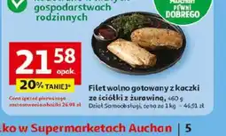 Auchan Filet wolno gotowany z kaczki ze ściółki z żurawiną oferta