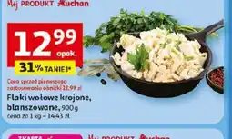 Auchan Flaki wołowe krojone, blanszowane oferta