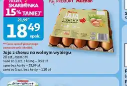 Auchan Jaja z chowu na wolnym wybiegu oferta