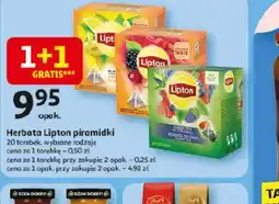 Auchan Herbata Lipton piramidki oferta
