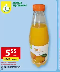 Auchan Sok pomarańczowy oferta