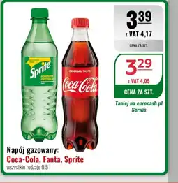 Eurocash Napój gazowany: Coca-Cola, Fanta, Sprite oferta