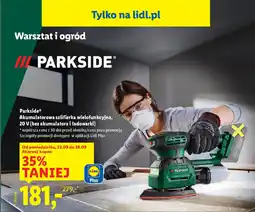 Lidl Parkside Akumulatorowa szlifierka wielofunkcyjna, 20 V oferta