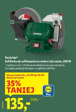 Lidl Parkside Szlifierka do szlifowania na mokro lub sucho, 250 W oferta