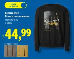 Lidl Esmara men Bluza dresowa męska oferta