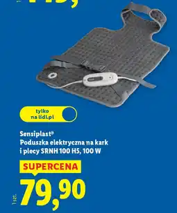Lidl Sensiplast Poduszka elektryczna na kark i plecy SRNH 100 H5, 100 W oferta