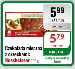 Eurocash Czekolada mleczna z orzechami: Nussbeisser oferta