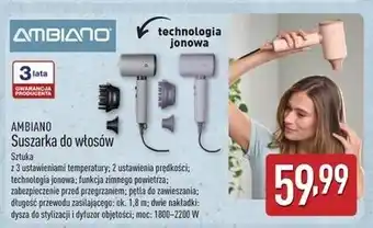 ALDI Suszarka do włosów Ambiano oferta