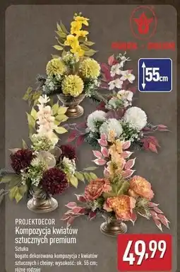 ALDI Kompozycja kwiatów premium Projektdecor oferta