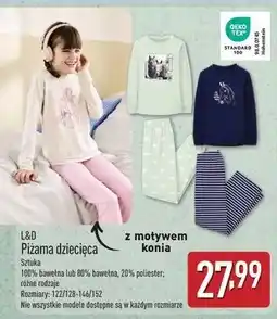 ALDI Piżama dziecięca 122/128-146/152 L&D oferta