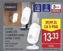 ALDI Lampki led z czujnikiem ruchu Casalux oferta
