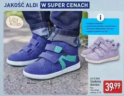 ALDI Sneakersy dziecięce 24-28 Lily & Dan oferta