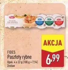 ALDI Pasty rybne sardynka + makrela tuńczyk Fides oferta