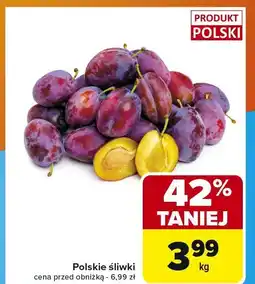 Carrefour Market Owoce śliwki polskie Carrefour oferta