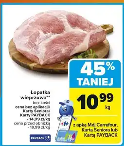 Carrefour Market Mięso łopatka wieprzowa bez kości Carrefour oferta