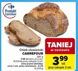 Carrefour Market Pieczywo chleb słowiański Carrefour oferta
