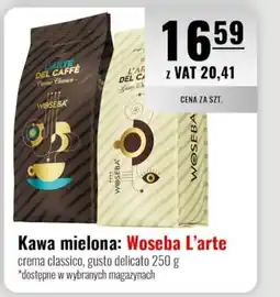 Eurocash Kawa mielona: Woseba L'arte crema classico, gusto delicato oferta
