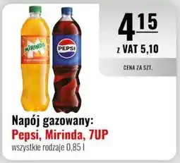 Eurocash Napój gazowany: Pepsi, Mirinda, 7UP oferta