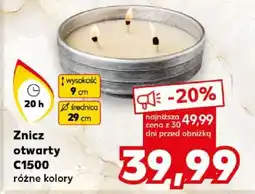 Kaufland Znicz otwarty C1500 oferta
