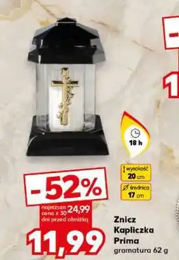 Kaufland Znicz Kapliczka Prima oferta