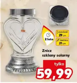Kaufland Znicz szklany solarny oferta